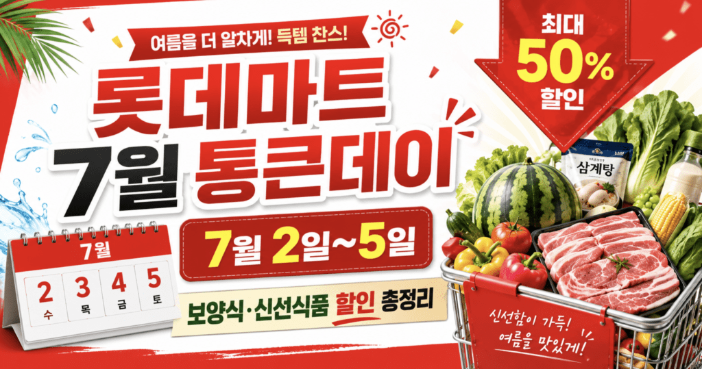 롯데마트 7월 통큰데이