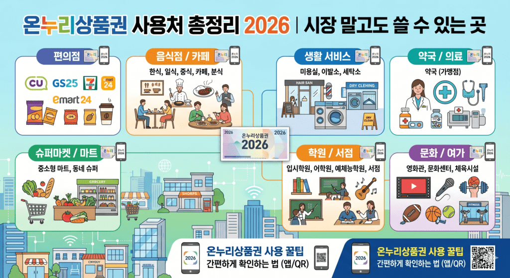온누리상품권사용처총정리