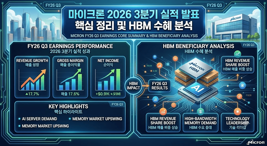 마이크론 실적발표