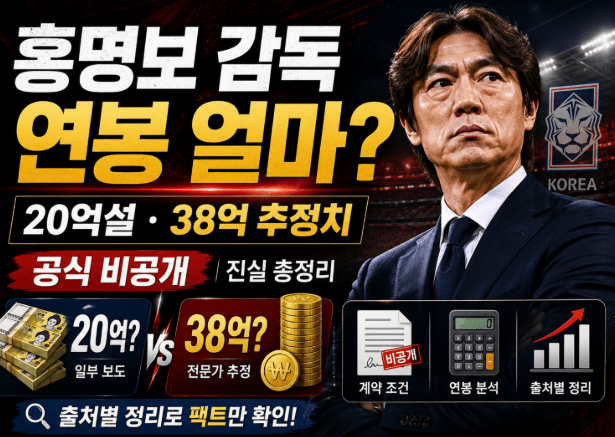 홍명보연봉